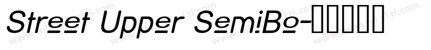 Street Upper SemiBo字体转换
